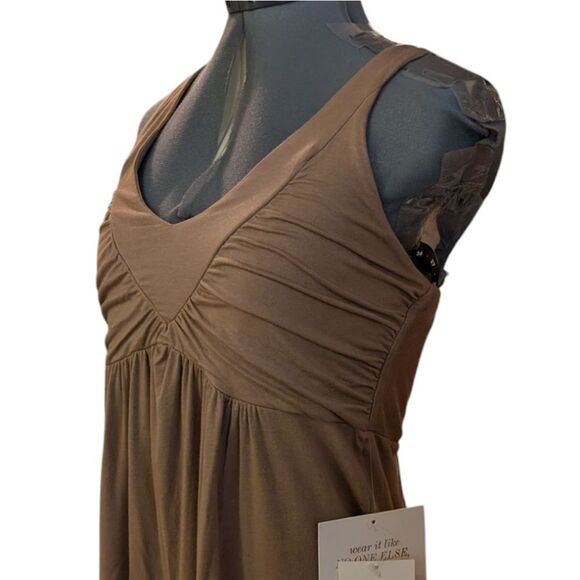 Boston Proper Brown and Teal Tie Dye Sleeveless‎ Dress Size Small Women's - Picture 3 of 6